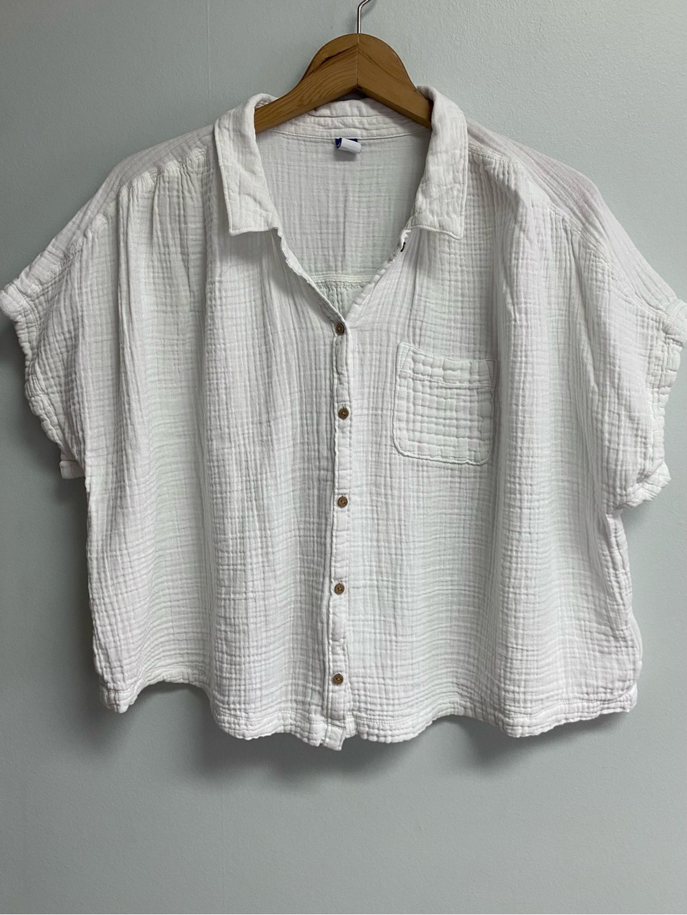 OLD NAVY GAUZY BOXY TOP - XL